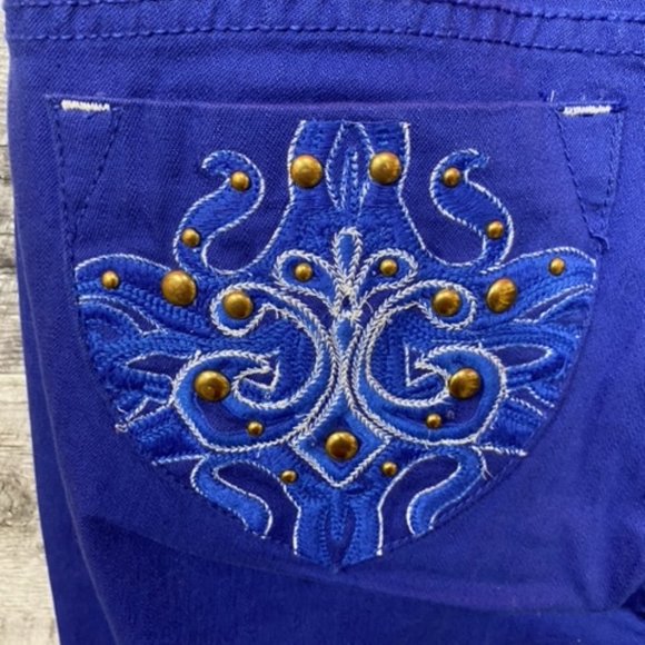 DEREON Blue Bird Wash Sailor Moon Skinny Jeans Size:12 NWT - Picture 6 of 9